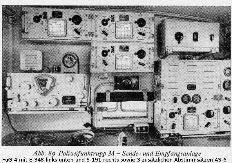 FuG 4 im Funktruppwagen M - ca. 1952